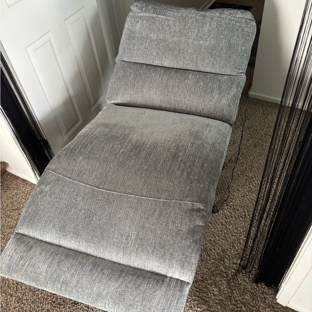 Gray Furniture Cover with Textured Accents